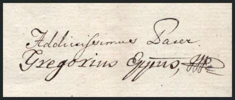 1831 Tarkovics Gergely (1744-1841) az eperjesi egyházmegye görögkatolikus megyéspüspöke által aláírt...