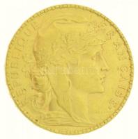 Franciaország 1901. 20Fr Au (6,47g/0.900) T:2,2-
France 1901. 20 Francs Au (6,47g/0.900) C:XF,VF
K...