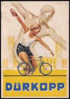 cca 1930 Dürkopp kerékpárok képes katalógus 32 lappal, sok képpel / Bike catalogue with 32 pages