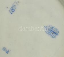 Antik Herendi Eszterházy mintás váza, Jelzett: máz feletti kézzel festett herendi jelzés és datált, ...