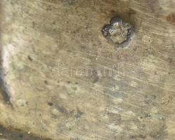 Ezüst (Ag) Fűszertartópár kanállal, jelzett, 6x4,5 cm, nettó: 46g