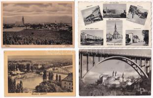 50 db VEGYES magyar város képeslap / 50 mixed Hungarian town-view postcards