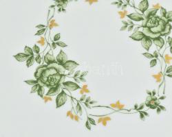 Hollóházi süteményes tál, matricás, jelzett hibátlan, d: 32 cm