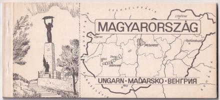 Magyarország - Modern képeslapfüzet 13 képeslappal