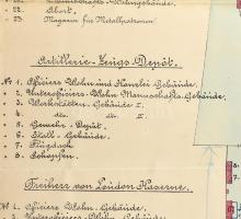 1896 Bp., K. u. k. Militär-Bau-Abteilung in Budapest tervrajz, szakadásokkal, 73×49 cm