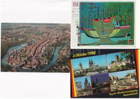 27 db MODERN külföldi képeslap pár festmény motívum képeslappal / 27 modern European town-view postcards with some painting motives