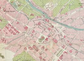 Kolozsvár sz. kir. város legújabb tervrajza, Bannwarth Th. Kartográfiai Műintézet Budapest és Bécs, ...