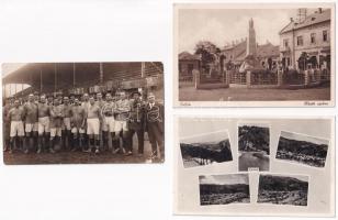 30 db főleg RÉGI történelmi magyar város képeslap vegyes minőségben / 30 mostly pre-1945 town-view p...