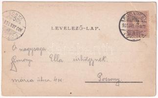 1900 Lőcse, Levoca; Erinnerung an die Kaisermanöver 1898. / 1898-as Császári hadgyakorlatok emléklap...