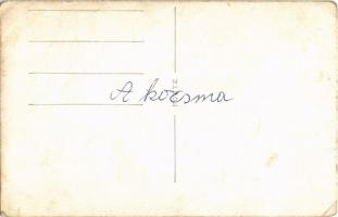 Budapest XIX. Kispest, Özv. Marczinkó Pálné korcsmája "A fehér hattyúhoz", kocsma. photo (...