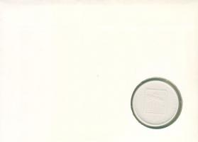 NSZK 1991. "Nemzetközi Bélyegvásár" kerámia emlékérem érmés, bélyeges borítékon T:1