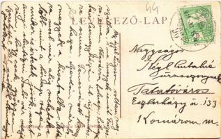 1912 Gátalja, Gáttája, Gataia; Vulkanikus Sümeg szőlőhegy látképe. Singer Ádám kiadása. Schäfer Dezs...