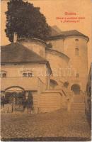 1909 Munkács, Mukacheve, Mukachevo, Mukacevo; Részlet a várból, Szabadság fa / castle, tree (EK)