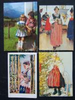 186 db népviselet modern képeslap