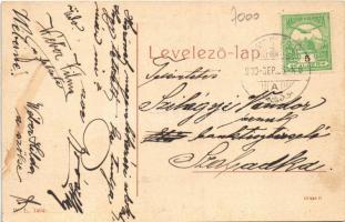 1909 Temesrékas, Rékás, Recas; Elemi iskola. W.L. 1404. / Elementar-Schule / elementary school