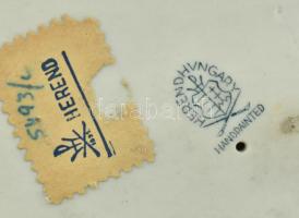 Herendi csizmás fiú, kézzel festett, jelzett, hibátlan, m: 18 cm