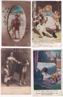 6 db RÉGI kutya motívum képeslap / 6 pre-1945 dog motive postcards