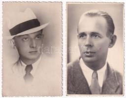 5 db RÉGI fotó - színészek? / 5 pre-1945 photos (actors?)