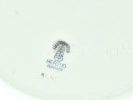 Herendi Viktória mintás kaspó, kézzel festett, jelzett, kopott, m:17 cm