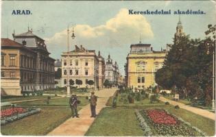 1916 Arad, Kereskedelmi akadémia. Pichler Sándor kaidása / trade academy