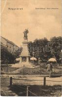 1907 Nagyvárad, Oradea; Széchenyi téri részlet. W.L. 957. / square (szakadás / tear)