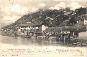 1898 Kolozsvár, Cluj; Fellegvár a Kis-Szamos mellett. Gibbon Albert kiadása / Cetatuia, Somesul Mic / riverside (r)
