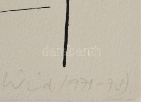 Szabados Árpád (1944-2017): Bartók Béla emlékére, (részlet), 1971-78. Szitanyomat, papír, jelzett, s...