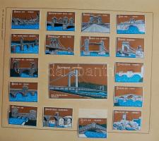 cca 2000 darabos vegyes magyar és külföldi gyufacímke-gyűjtemény albumban / collection of cca 2000 match labels