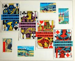cca 3000 darabos vegyes külföldi gyufacímke-gyűjtemény albumban / collection of cca 3000 match labels