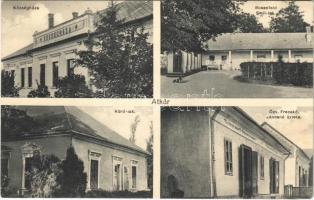 1931 Atkár, Községháza, Rosenfeld Emil lak, Kürti lak, kastély, Özv. Frecskó Jánosné üzlete