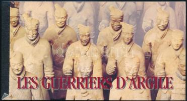 Kínai agyagkatonák bélyegfüzet, Chinese clay soldiers stamp-booklet