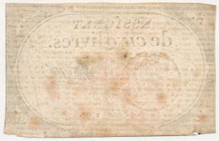 Franciaország 1793. 5L "Assignata" vízjeles papíron, szárazpecséttel T:III fo. 
France 17...