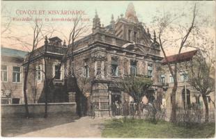 1911 Kisvárda, Ipar és Kereskedelmi Bank, üzletek. Berger J. és Társa kiadása (EK)
