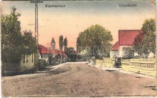 1922 Kazincbarcika, Sajókazinc; utca részlet (EB)