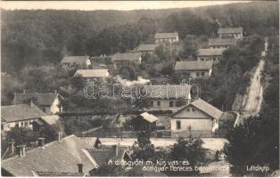 Pereces (Miskolc), Diósgyőri m. kir. vas- és acélgyár bányatelepe, látkép