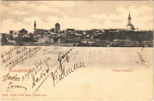 1902 Dunaföldvár, Dunai részlet. Somló Manó kiadása