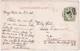 1908 Nagykőrös, Szolnok utca, üzlet. W.L. 278. (EB)