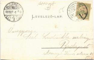 1903 Balatonfüred, Balaton-Füred 1865-ben. Köves Béla kiadása (vágott / cut)