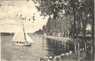 Siófok, Balaton part, vitorlás. Telepi tőzsde kiadása