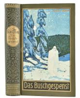 May, Karl: Das Buschgespenst. Karl Mays Gesammelte Werke Band 64. Radebeul, 1935, Karl-May-Verlag. 470+2 p. Német nyelven. Kiadói aranyozott, festett egészvászon-kötés, a borítón némi kopással, egyébként jó állapotban.