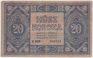 1919. augusztus 9. 20K T:III apró sarokhiány
Adamo K19