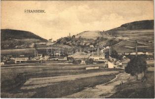 Stramberk, general view with railway station (Rb)