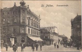 1918 Sankt Pölten, Kremserstraße / street view, café (Rb)