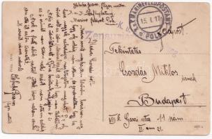 1917 Sogno d'un marinaio / A jelenkori matróz álma / K.u.K. Kriegsmarine Matrose / WWI Austro-H...