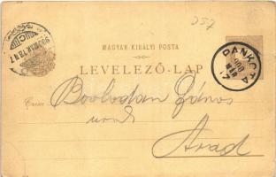 1900 Huszár toborzó. Ezredéves Kiállítás emléklap. Posner Károly és fia / Danse des hussards / Hussa...