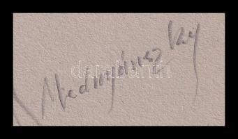 Mednyánszky jelzéssel: Pihenő katonák. Ceruza, papír, 30x20 cm