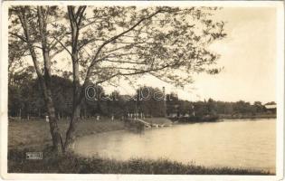 1935 Nyíregyháza, Sóstó-gyógyfürdő, tó, malom. Weinstock E.