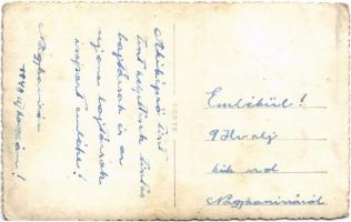 1948 Nagykanizsa, Magyar katonák csoportképe. photo (EK)