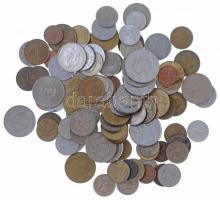 100db-os magyar és külföldi érmetétel T:vegyes 100pcs Hungarian and foreign coin lot C:mixed