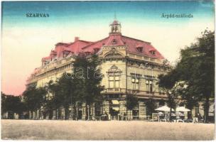 1925 Szarvas, Árpád szálloda, piac